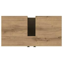 Berkfield Home Bathroom Sink Cabinet Artisan Oak 60x30x60 cm Engineered Wood in Brown - Size: 60 x 30 x 60 cm - thumbnail 9