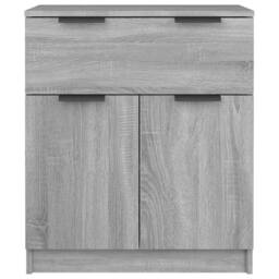 Berkfield Home Sideboard Grey Sonoma 60x30x70 cm Engineered Wood - Size: 60 x 30 x 70 cm - thumbnail 5