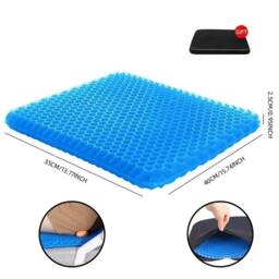 NESTLUNE Extra Thick Orthopaedic Gel Seat Cushion in Blue - Size: 100 cm x 190 cm - thumbnail 5