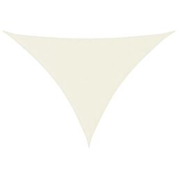 Berkfield Home Sunshade Sail Oxford Fabric Triangular 3x3x4.24 m Cream - thumbnail 2