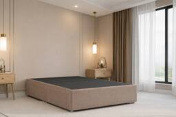 "Nexus Mattresses Ltd Tuscany Plush Divan Bed Base 2 Drawers Same Side - 26"" Headboard in Bronze - Size: Single" - thumbnail 5