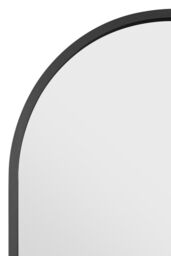 "MirrorOutlet Black Metal Framed Arched Garden Wall Mirror 63"" X 31"" (160CM X 80CM) - Size: 1 Pack" - thumbnail 4