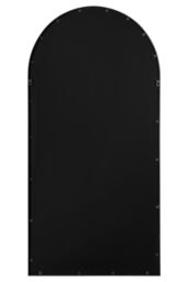 "MirrorOutlet Black Metal Framed Arched Garden Wall Mirror 63"" X 31"" (160CM X 80CM) - Size: 1 Pack" - thumbnail 3