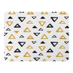 Benjamin Tate Design Egyptian Pyramids Blanket in Natural - Size: 120 cm x 150 cm - thumbnail 1