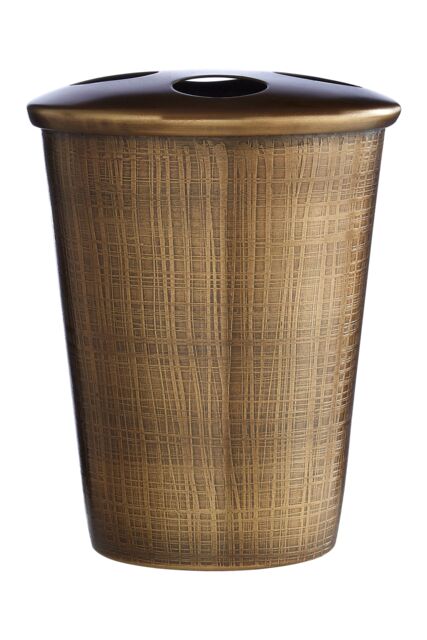 Orsina Madison Toothbrush Holder, Rust-Proof Stainless Steel in Gold - image 1