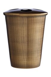 Orsina Madison Toothbrush Holder, Rust-Proof Stainless Steel in Gold