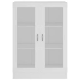 Berkfield Home Vitrine Cabinet White 82.5x30.5x115 cm Engineered Wood - thumbnail 6