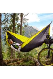 Amazonas Adventure Ultra-Light XL Hammock - Ripstop Nylon, 180g in Yellow - thumbnail 2