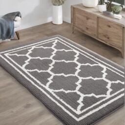 FURNOS Washable Non Slip Indoor Door Kitchen Mat Grey - Size: Large - thumbnail 4