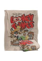 Warner Brothers Looney Tunes Officially Licensed Silky Touch Super Soft Throw Blanket 152 x 127 cm in White - thumbnail 2