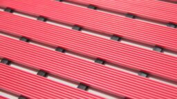 Nicoman PVC Duckboard Anti Slip Shower Mat Bath Mat 61cm x 43cm in Red - Size: 61 cm x 43 cm - thumbnail 2