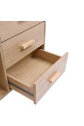H&O Direct Wood & Rattan Accent Side Cabinet in Natural - thumbnail 7