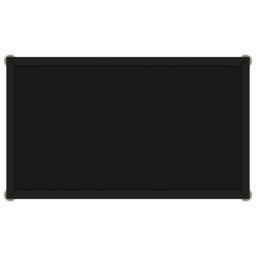 Berkfield Home Stylish Console Table Black 60x35x75 cm Tempered Glass - Size: 60 x 35 x 75 cm - thumbnail 4
