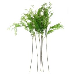 Leaf 6 x 120cm Artificial Boston Fern Stem Filler in Green - Size: 6 x 120 cm - thumbnail 2