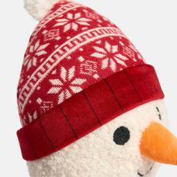 OHS Xmas Snowman Shaped Scatter Cushion Decorative Pillow in White - thumbnail 6