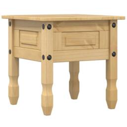 Berkfield Home Side Table Corona 50x50x50 cm Solid Wood Pine in Light Tan - Size: 50 x 50 x 50 cm - thumbnail 6