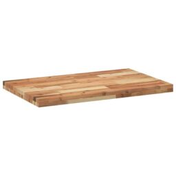 Berkfield Home Desk Top Oil Finished 160x50x4 cm Solid Wood Acacia in Brown - Size: 160 x 50 x 4 cm - thumbnail 3