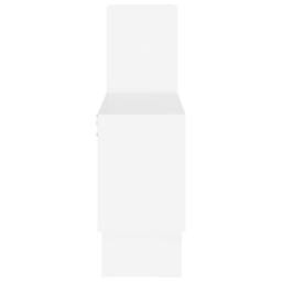 Berkfield Home Decorative Car-shaped Wall Shelf White 82x15x51 cm Engineered Wood - Size: 82 x 15 x 51 cm - thumbnail 4
