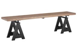 Orsina Sturdy Unique Design Bench, Wooden Constructed Dining Bench For Dining Table, Versatile Design Modern Bench in Natural - thumbnail 2