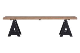 Orsina Sturdy Unique Design Bench, Wooden Constructed Dining Bench For Dining Table, Versatile Design Modern Bench in Natural - thumbnail 6