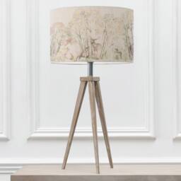 Voyage Maison Aratus Table Lamp With Enchanted Forest Eva Lampshade in Grey - thumbnail 1