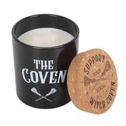 Something Different The Coven Fig Glass Scented Candle in White - thumbnail 2