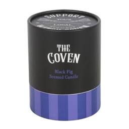 Something Different The Coven Fig Glass Scented Candle in White - thumbnail 3
