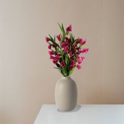 Pegdev Pack of 6 100cm Artificial Fuchsia Trumpet Stems with Wired Stems in Pink - thumbnail 3