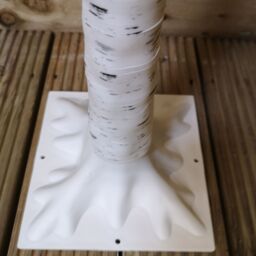 Samuel Alexander 1.5m (5ft) Light up Christmas Birch Tree with 64 Warm White LEDs in Beige - thumbnail 6