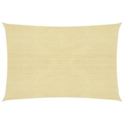 Berkfield Home Sunshade Sail 160 g/m ² Beige 5x6 m HDPE - thumbnail 1