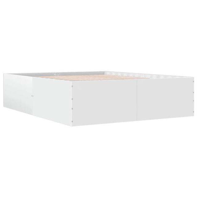 Berkfield Home Modern Bed Frame without Mattress White 160x200 cm - image 1