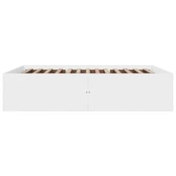 Berkfield Home Modern Bed Frame without Mattress White 160x200 cm - thumbnail 5