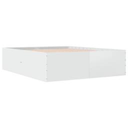 Berkfield Home Modern Bed Frame without Mattress White 160x200 cm - thumbnail 6