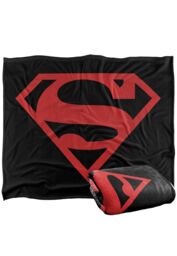 Warner Brothers Superman Logo Officially Licensed Silky Touch Super Soft Throw Blanket 152 x 127 cm in White - thumbnail 2