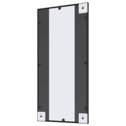 Berkfield Home Wall Mirror Black 40x80 cm Rectangle Iron - thumbnail 5