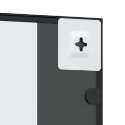 Berkfield Home Wall Mirror Black 40x80 cm Rectangle Iron - thumbnail 6