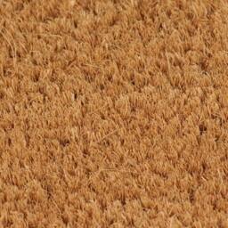 Berkfield Home Door Mat Natural 90x150 cm Tufted Coir in Brown - thumbnail 5