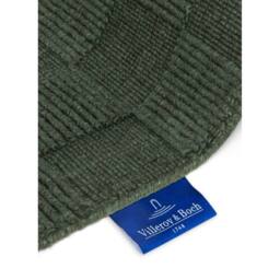 THE RUGS Scala Handwoven Wool Rug Geometric Checkered Low Pile in Green - Size: 200 cm x 230 cm - thumbnail 6