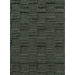 THE RUGS Scala Handwoven Wool Rug Geometric Checkered Low Pile in Green - Size: 200 cm x 230 cm - thumbnail 2