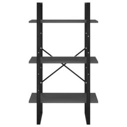 Berkfield Home Storage Shelf Grey 60x30x105 cm Engineered Wood - Size: 60 x 30 x 105 cm - thumbnail 5