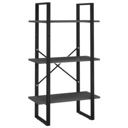 Berkfield Home Storage Shelf Grey 60x30x105 cm Engineered Wood - Size: 60 x 30 x 105 cm - thumbnail 1