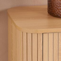 Birlea Oak Wooden 4 Piece Furniture Set Wardrobe Chest of Drawers Bedsides Axel in Brown - thumbnail 7