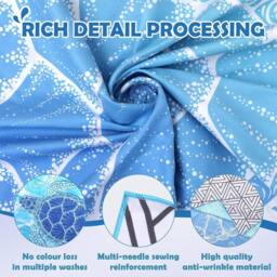 Ella Extra Large Microfibre Beach Towel in Blue - thumbnail 3