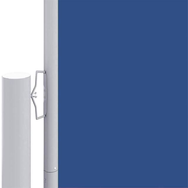 Berkfield Home Retractable Side Awning Blue 117x1200 cm - image 1