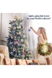 Disney Stitch Pack Of 10 Christmas Ball Decoration in Purple - thumbnail 4