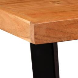 Berkfield Home Beautiful Bar Table Solid Acacia Wood 60x60x107 cm in Brown - Size: 60 x 60 x 107 cm - thumbnail 5