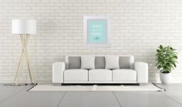 Frames & Mirrors 4U Metro White Frame with Light Grey Mount A3 Image Size A4 - thumbnail 4