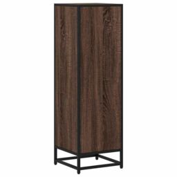 Berkfield Home Book Cabinet Brown Oak 33.5x33x107.5 cm Engineered Wood - thumbnail 6
