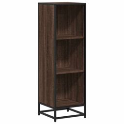 Berkfield Home Book Cabinet Brown Oak 33.5x33x107.5 cm Engineered Wood - thumbnail 2