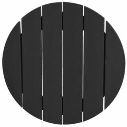 Berkfield Home Bar Table Black 55x55x107 cm HDPE - Size: 55 x 55 x 107 cm - thumbnail 8